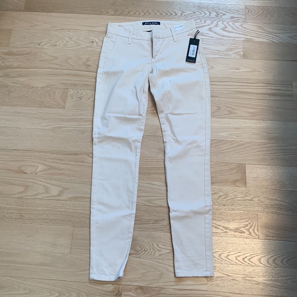 MIA & MOSS beige casual denim pant - Picture 4 of 5